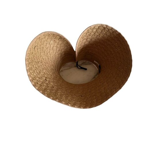 Magid Hats Women's Woven Straw Sun Visor With Bow - Adjustable Fit - Picture 5 of 5